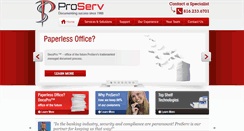 Desktop Screenshot of goproserv.com